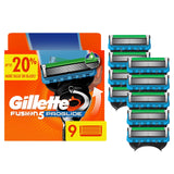 Gillette Fusion5 ProGlide Razor Blades – Efficient 5-Blade Refills for a Quick, Focused Morning Shave