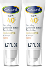 CETAPHIL Everyday Sunscreen Tinted Face Lotion – Calming Morning Skincare Ritual for Sensitive Skin