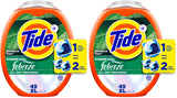 Tide Power Pods with Febreze Botanical Rain – Self-Care Laundry Ritual for Wind-Down Evenings, 4-in-1 Odor Eliminating Pods