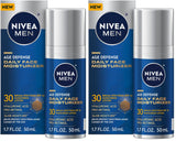 NIVEA MEN Age Defense Face Moisturizer with SPF 30 – One-Bottle Skincare for the Uncluttered Bathroom Vanity
