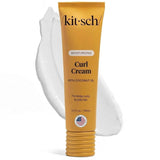 Kitsch Moisturizing Curl Cream – Daily Self-Care Ritual for Frizz-Prone Curly Hair, Lightweight