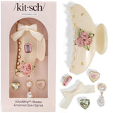 Kitsch Lisa Frank Dancing Dolphins Hair Clip for Girls – Fun Sparkly Accessory for Tween Bedrooms and Sleepovers