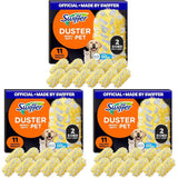 Swiffer Heavy Duty Pet Duster Refills – Living Room and Bedroom Decor Friendly Duster for Cat and Dog Households, 11 Count