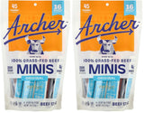Archer Original Mini Beef Sticks – Simple Ingredient Lunchbox Snack for School and Camp, 4 OZ