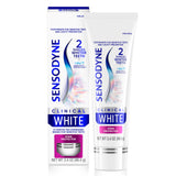 Sensodyne Clinical White Toothpaste – Safe Whitening for Sensitive Teeth, No Peroxide Irritation