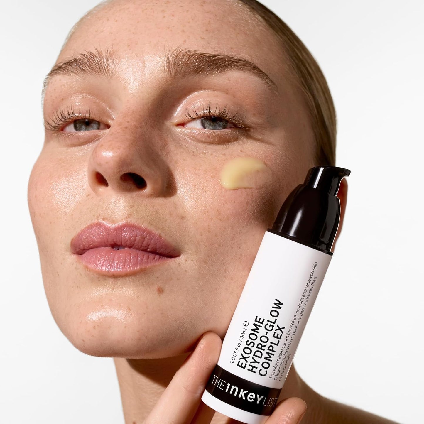 The INKEY List Exosome Hydro-Glow Complex – Premium Anti-Aging Elixir for Vanity Mirror Area, Clinical-Grade Firmness Serum