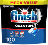 Finish Quantum Dishwasher Pods – Busy Home Office Daily Dishwashing Routine, Skip Pre-Rinse Time-Saver