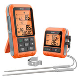 TempPro TempSync 1000FT Wireless Meat Thermometer – Overnight Cook Monitor That Won't Disturb Your Sleep
