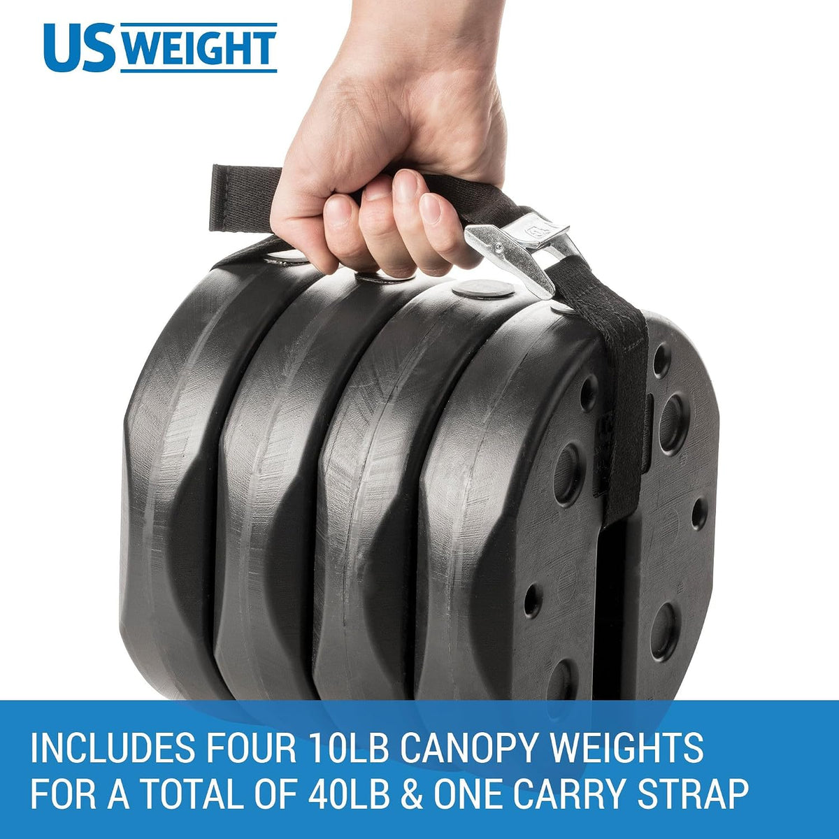 US Weight Canopy Weight Set – No-Pinch Safe Anchor System for Family Backyards, Kid-Friendly Patios, and Pet Areas