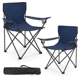 WEIDIORME Simple Folding Outdoor Chair Set – Low-Profile Design in Solid Colors for Uncluttered Patios & Campsites