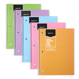 Amazon Basics Spiral Notebooks – Back-to-School Notebook Pack for Homework and Class Notes