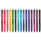 Vanstek Erasable Gel Pens for Planner Spreads and Revision Notes, Fine Point 0.7mm Clicker