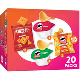 Kellogg's Snack Variety Pack – Office Desk Drawer Essentials for Salty and Sweet Cravings, 20 Single-Serve Portions