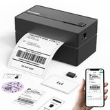 KNAON Wireless Thermal Label Printer – Ink-Free 4x6 Shipping Label Maker for Busy E-Commerce Entrepreneurs in Home Office or Small Warehouse
