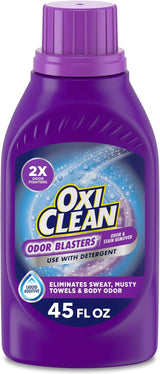 OxiClean Odor Blasters Odor and Stain Remover Liquid Laundry Booster for Workout Self-Care Routines and Post-Gym Refresh, 45 fl oz