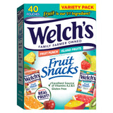 Welch's Fruit Snacks Strawberry Variety – 40 Count 0.8 oz Individually Wrapped Pouches Safe for Nursery and Playroom Sharing