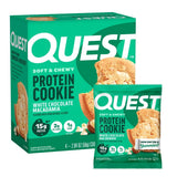 Quest Nutrition Double Chocolate Chip Protein Cookie – Desk Drawer Snack for Focused Workdays, 15g Protein Low Carb Treat
