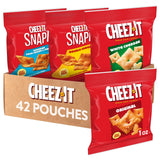 Cheez-It Cheese Crackers, Baked Snack Crackers, Office Snack Drawer Pack, 42 Single-Serve Cheese Pouches
