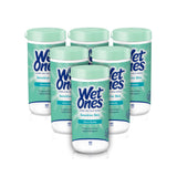 Wet Ones Hand Wipes for Travel and Camping, 40-Count Click-Top Canister for Car and Backpack