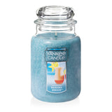 Yankee Candle Autumn Wreath 22oz Classic Jar – Seasonal Decor Accent for Bedroom Nightstand and Covered Porch Ambiance