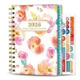 Loveday 2026 Planner – Meeting Room Schedule Book, 12-Month A5 Twin-Wire Planner with US Holidays