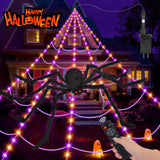 OCATO Oversized Halloween Spider Web Décor – Cozy Indoor Home Accent for Entryway, Foyer, and Hallway Halloween Styling