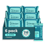 goodwipes Flushable Wipes – Postpartum and Perineal Care Comfort, Extra Large Hydrating Wipes for Sensitive Skin Soothing