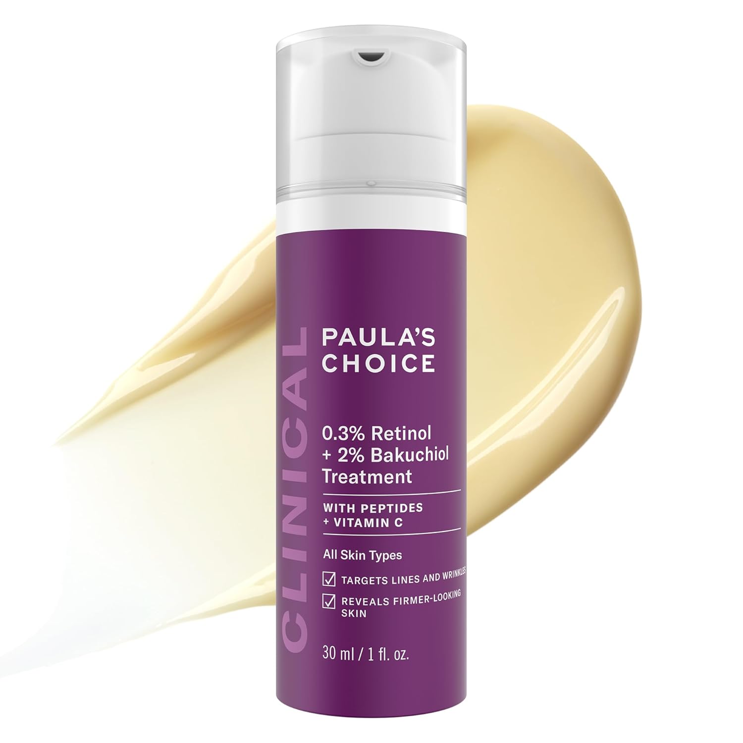 0.3% retinol concentration for clinically effective cell turnover