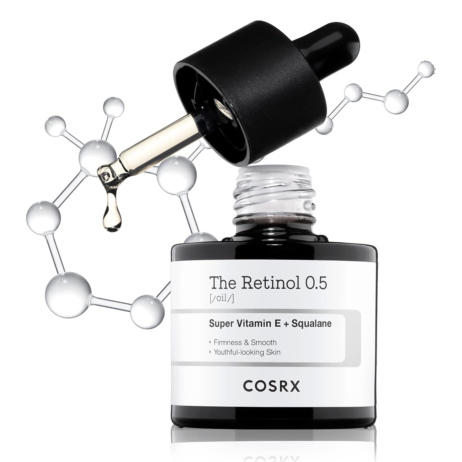 0.5% retinol (active vitamin a) for anti-aging action