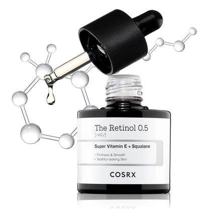 0.5% retinol (active vitamin a) for anti-aging action