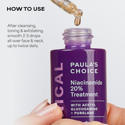 0.67oz concentrated dropper/treatment-size bottle for targeted application