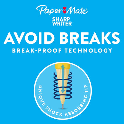 0.7mm fine point with #2 hb lead compatible with scantron and standardized test sheets