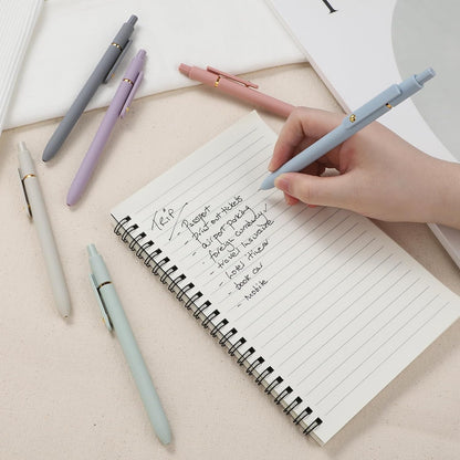 0.7mm medium point with smooth-flowing black gel ink
