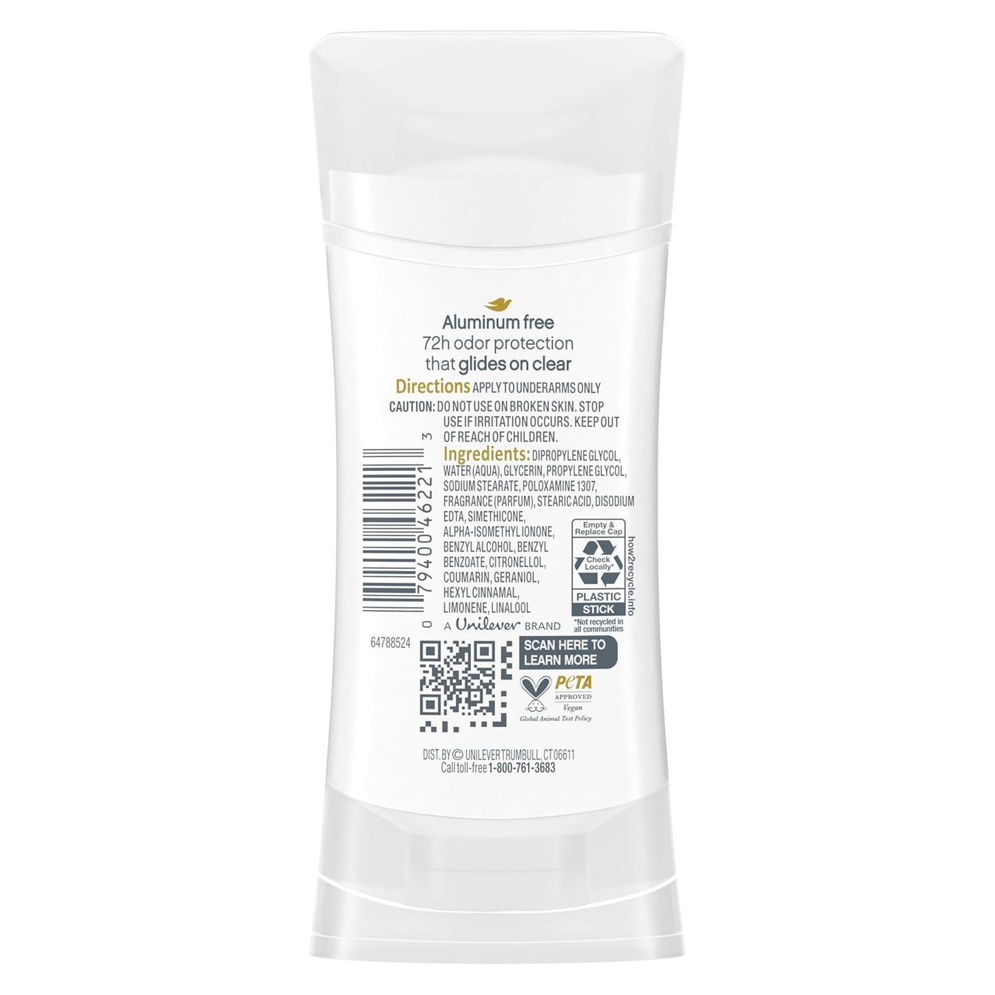 0% alcohol (ethanol) and no baking soda to reduce skin irritation