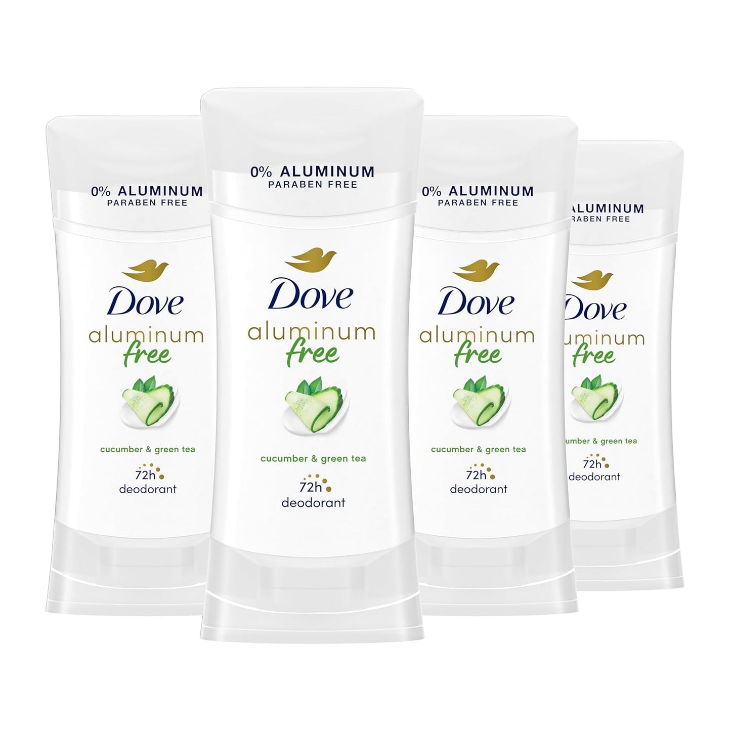0% aluminum (aluminum-free) deodorant formula