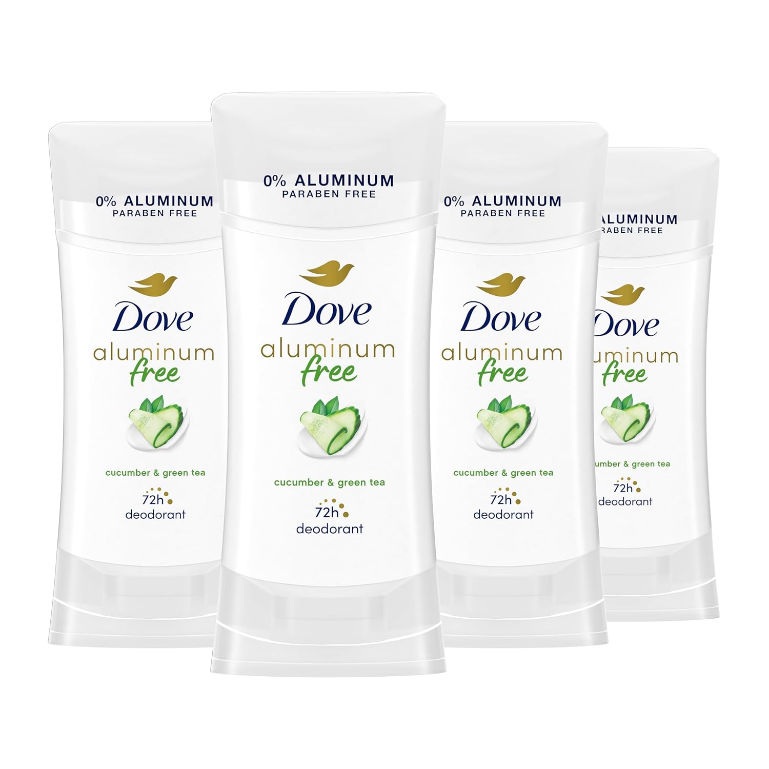0% aluminum (aluminum-free) deodorant formula