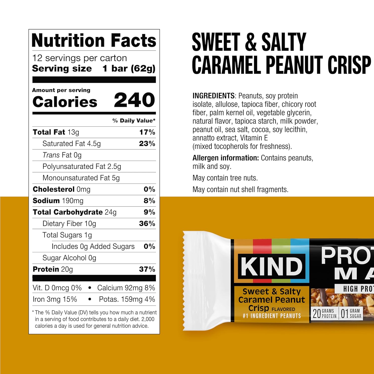 0g added sugar, 1g total sugar sweetened with allulose