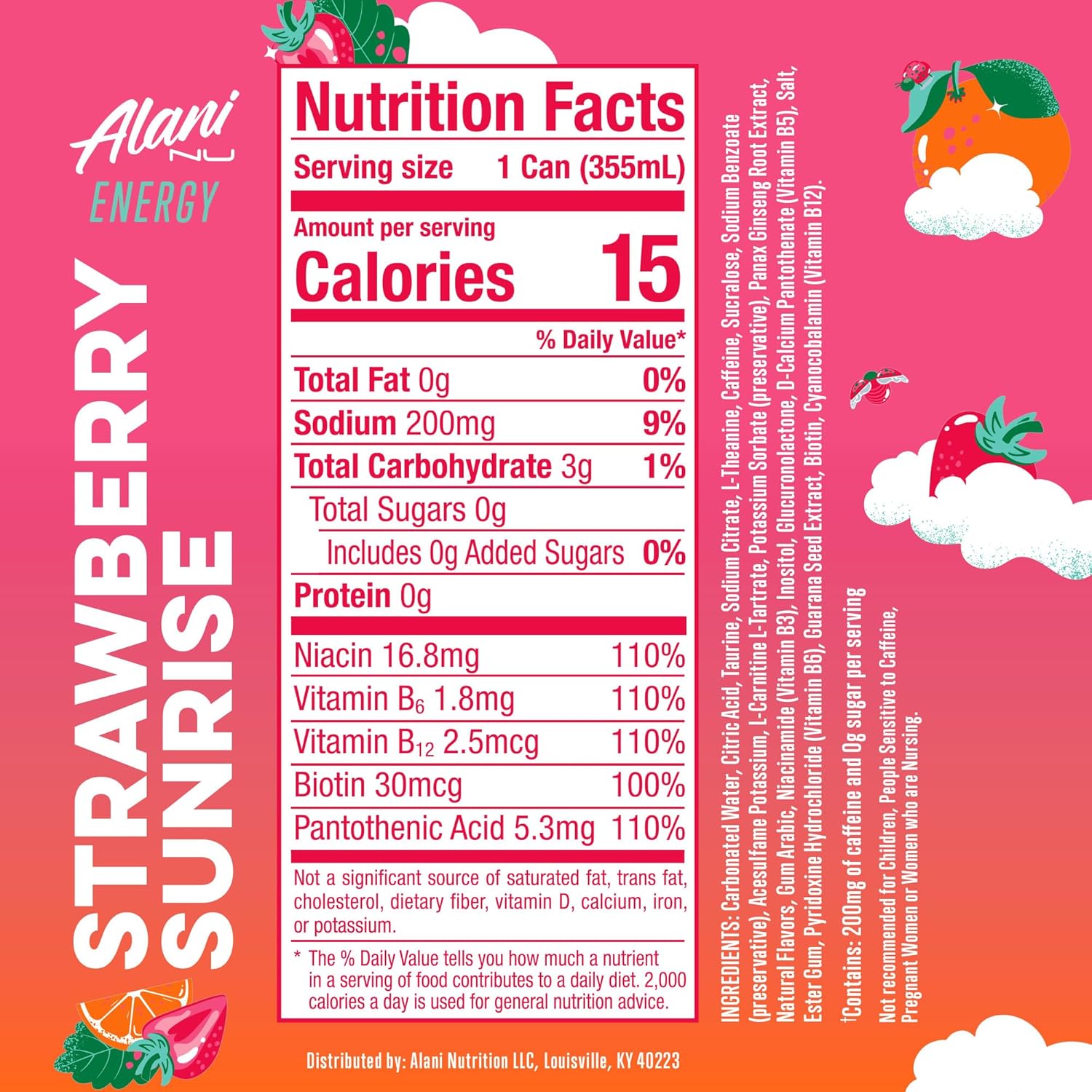 0g sugar sweetened with erythritol, sucralose, and acesulfame potassium