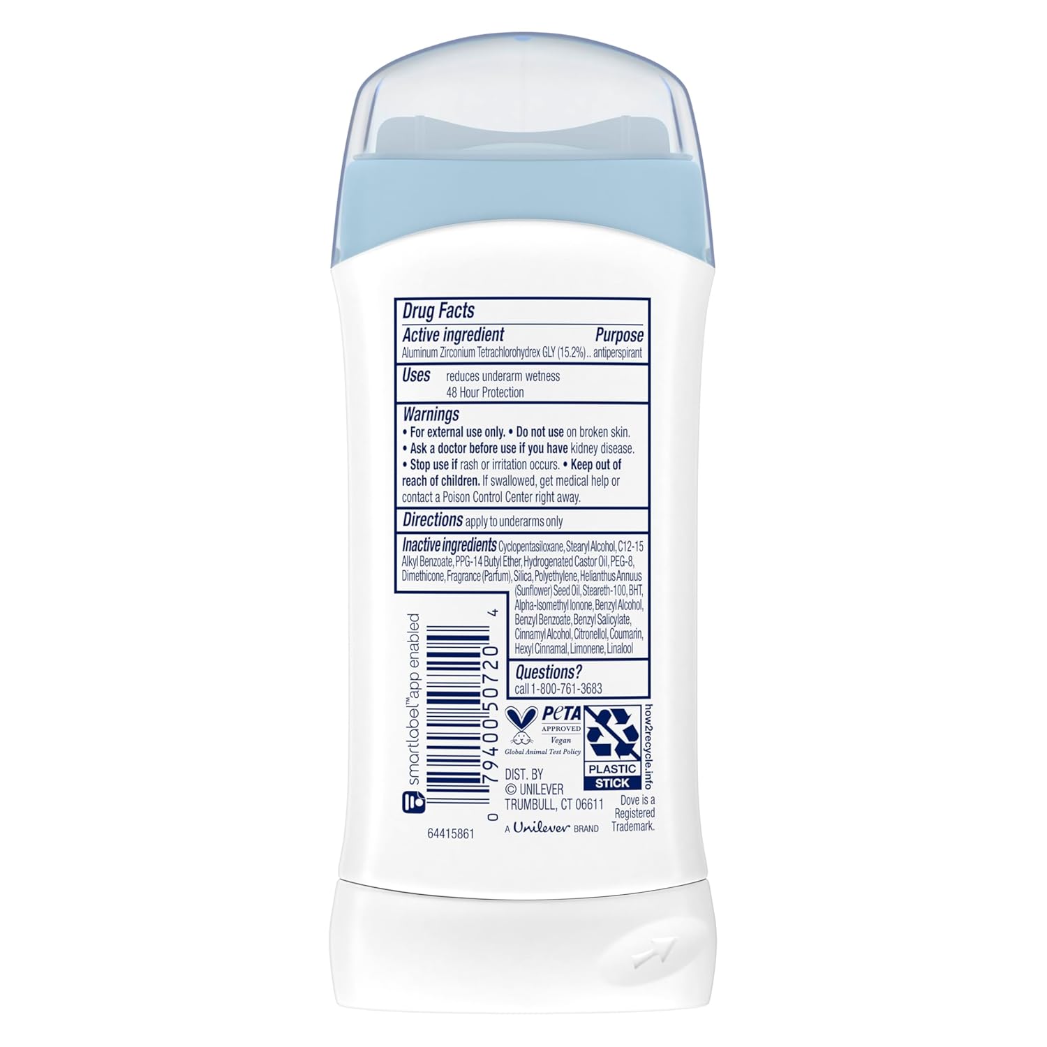 1/4 moisturizers in the formula for skin conditioning