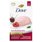 Dove Beauty Bar Revitalizante Cherry & Chia Milk – Calming Nightly Shower Ritual for Women, 6 Pack