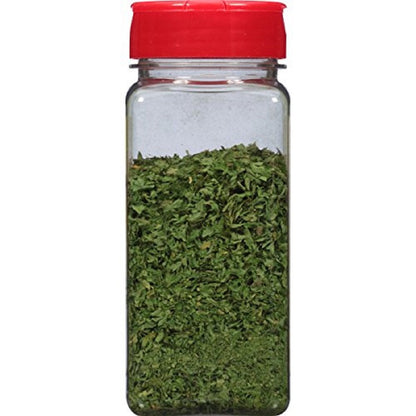 1 tsp parsley flakes = 1 tbsp fresh parsley substitution ratio printed on pack