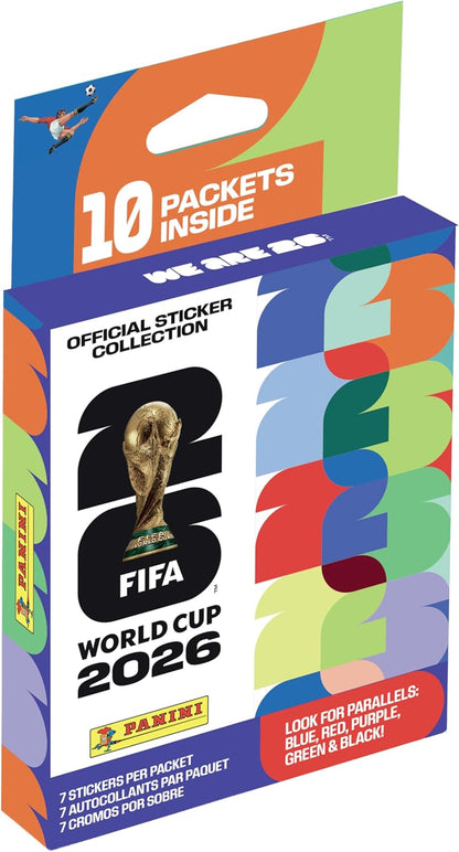 10 official sticker packs sealed in a single ecoblister retail format