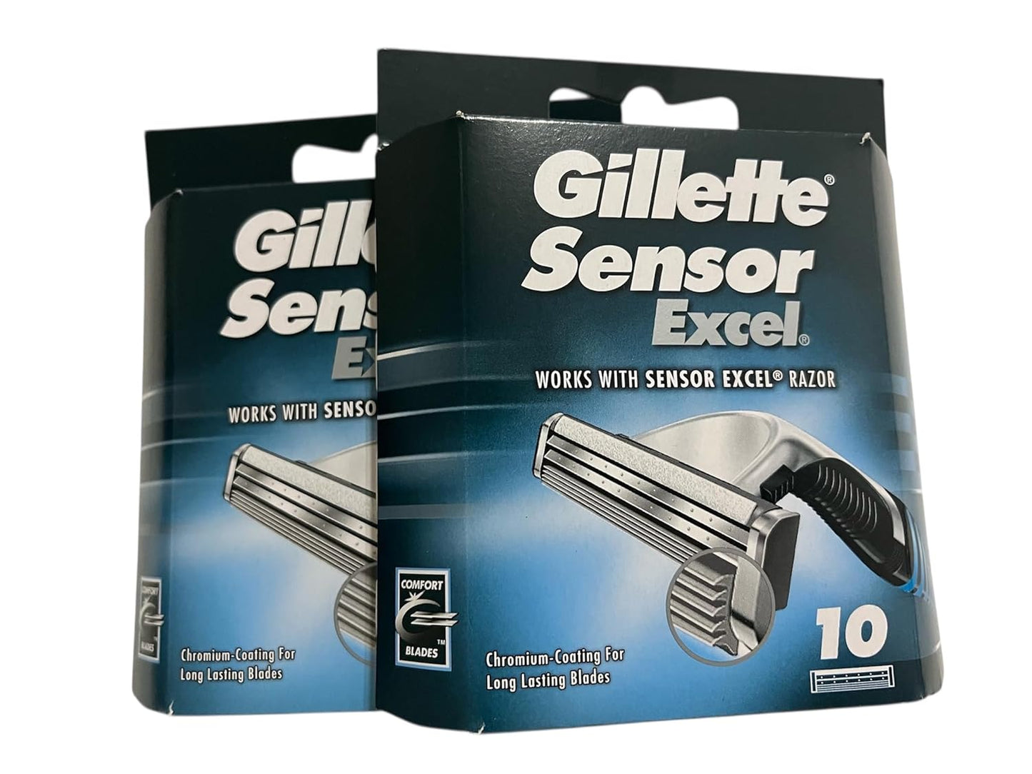 10 replacement cartridges per pack, 2 packs included (20 total)