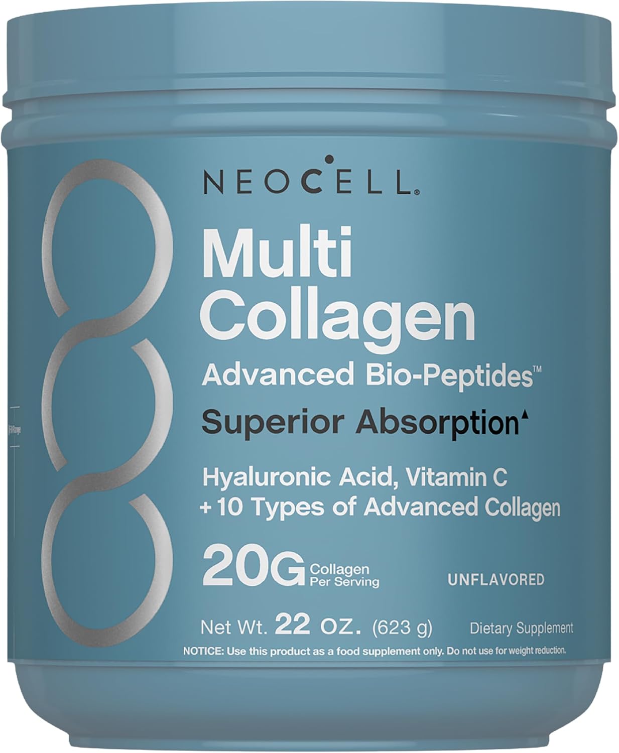 10 types of collagen delivering 20g per serving