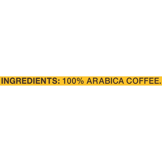 100% arabica whole beans, globally sourced
