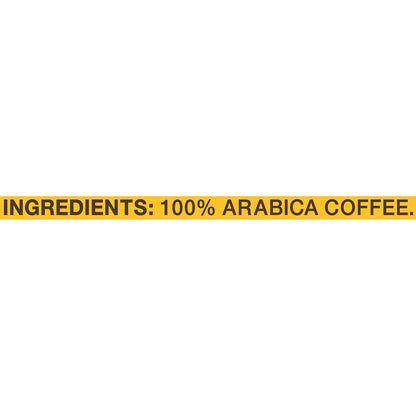 100% arabica whole beans, globally sourced