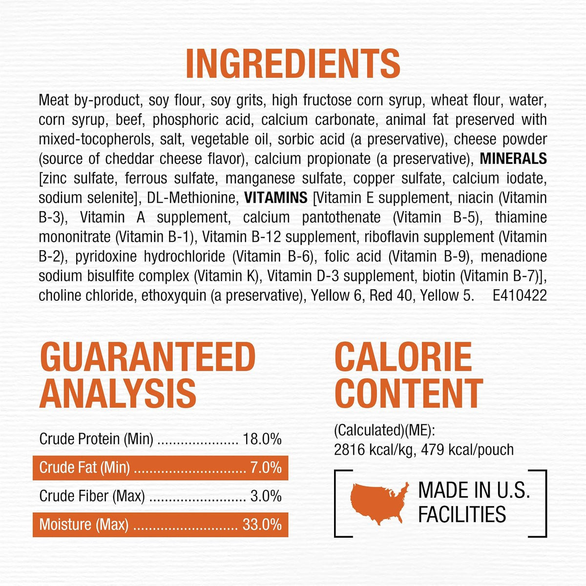 100% complete and balanced nutrition formulated for adult dogs