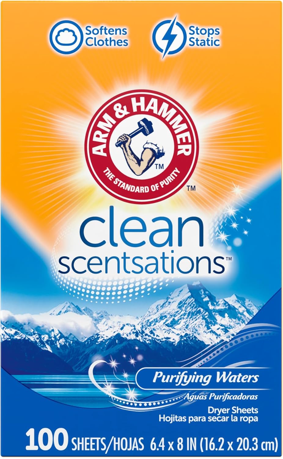100 dryer sheets per box (single pack)