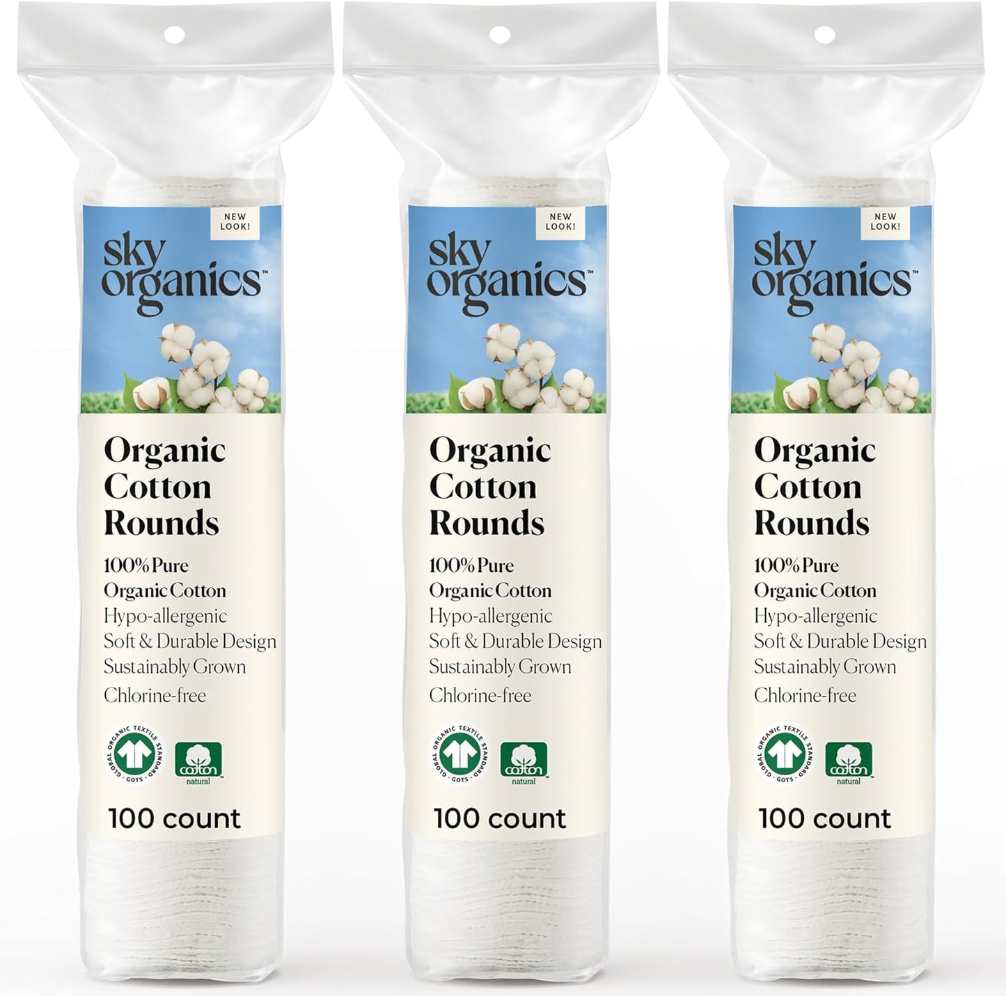 100% gots certified organic cotton fiber with no synthetic blends
