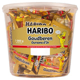 Haribo Gold Bears Goldbären Mini Bags – Kids Birthday Party Goody Bag Favors, 100 Count Tub